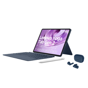 Lenovo Yoga Tab (Gen 2) + Earbuds: 11" 4K 3:2 144Hz Touch, Dimensity 9500s, 8GB LPDDR5, 256GB UFS w/ Keyboard + Pen $547.18