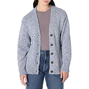 $5.08 Amazon Essentials Women's Oversized-Fit Heavyweight Cotton Blend Cardigan (size M only)