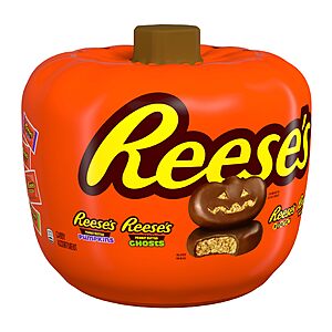 3 x Reese's Assorted Peanut Butter Halloween Candy Pumpkin Bowl, 110 ct (AC & Multi-buy discount) $58.49