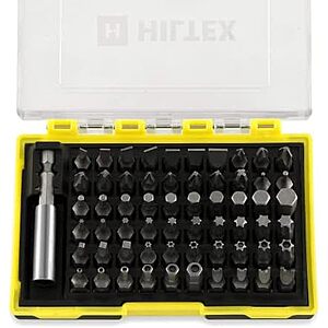 $10.56* | 61-Pc Hiltex 1/4" Security Hex Bit Set w/ Magnetic Extension Adapter at Amazon