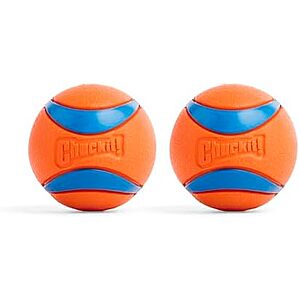 [SnS, AC] $13.91 | 4 × 2-Pack Chuckit! Ultra Ball Medium Dog Toy (2.5" Diameter) ($3.48 each) at Amazon