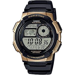 Casio AE-1000W-1A3VCF | Black-Gold - $19.92