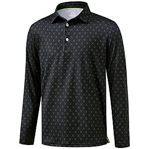 Obla Mens Long Sleeve Golf Shirts Dry Fit Sun Shirts $14.84