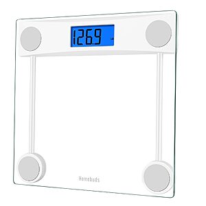 Homebuds Digital Bathroom Scale for Body Weight, High Precision Assured by Weight Scale $9.44