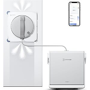 ECOVACS WINBOT W2S Omni Window Cleaning Robot, 6-in-1 Multifunction Station $407.54