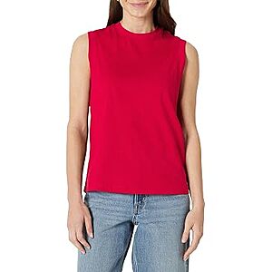 $2.35 to $4.73 Amazon Essentials Women's Cotton Muscle Tee Tank Top