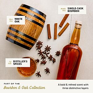 $5.24 S&S Clip Q AMZ Cremo Body Wash for Men, Bourbon & Oak, 16 Fl Oz