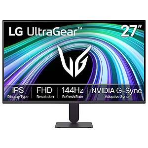 LG 27-inch UltraGear G4, 144Hz IPS FHD Gaming Monitor $114.99 free Shipping Costco.com