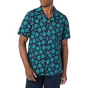$2.97 to $5.24 Amazon Essentials Men's Vacation Cotton Button-Down Short Sleeve Resort Shirt (XS, M and L only)