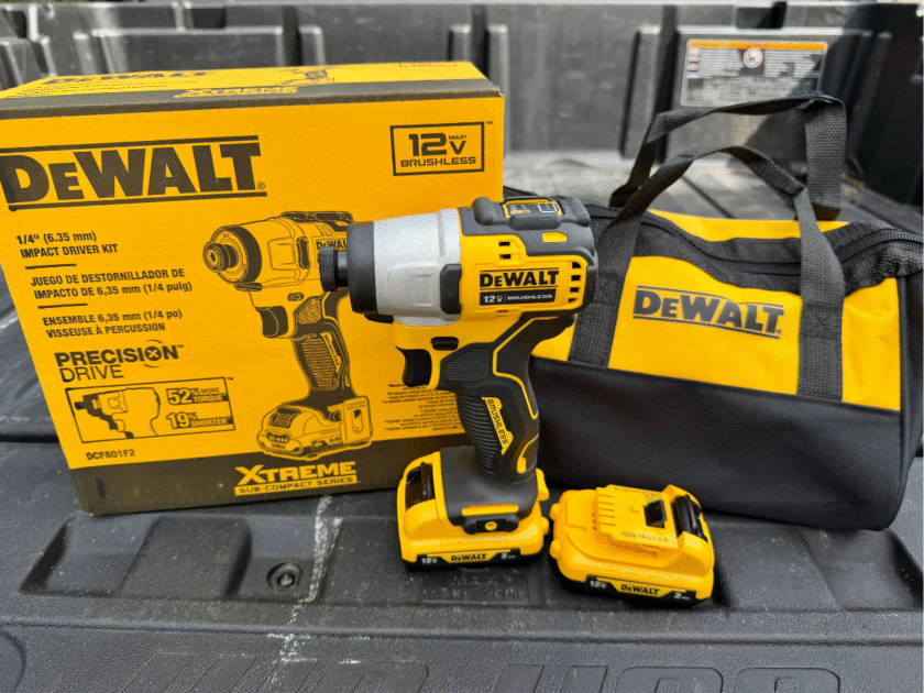 DEWALT 12V Max Cordless Drill w/ Battery, Charger & Storage Bag Only $79 on Lowe’s (Reg. $169)