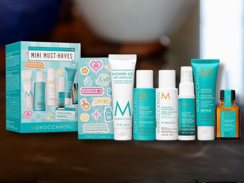 Moroccanoil Mini Must-Haves Deluxe Sampler Set $15 on Amazon | Perfect for Travel!