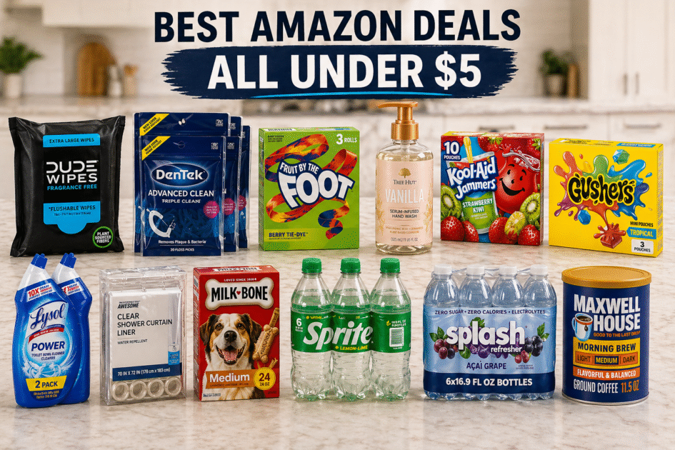The Best Amazon Things Under $5 | Cheap Snacks, Household Essentials & More