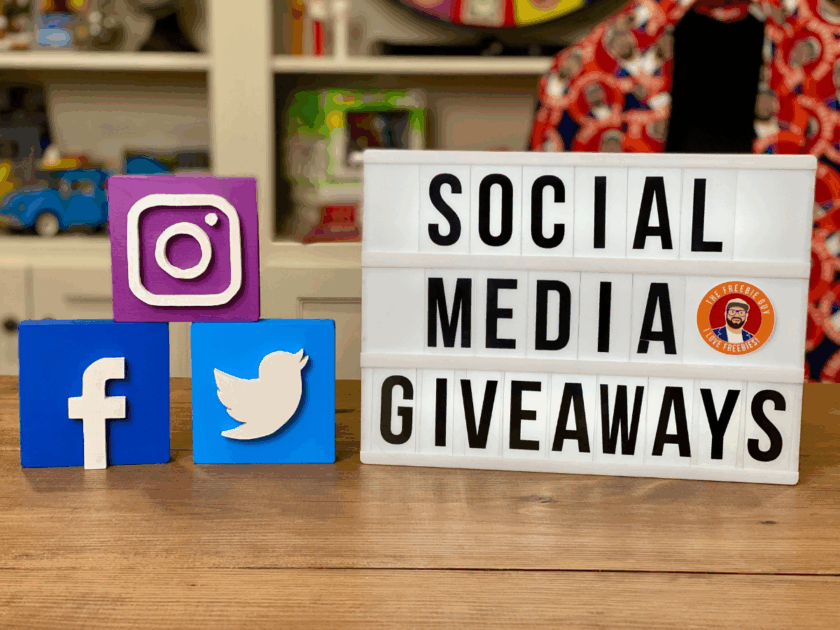 The Freebie Guy’s HUGE List of Social Media Giveaways! New Giveaways Added Daily!