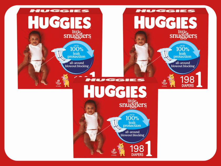 Huggies Diapers 198-Count Boxes Only $18.xx Each on Amazon (Reg. $52)