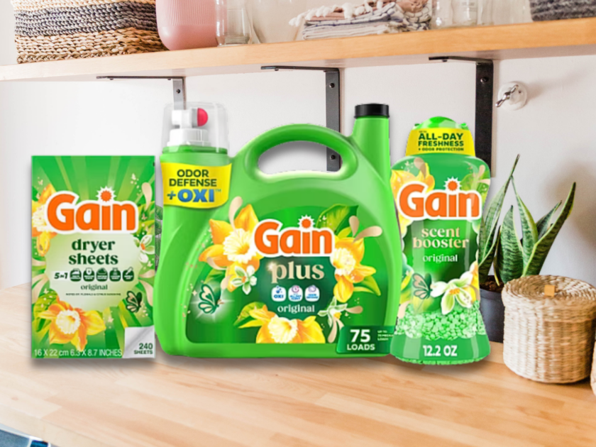 GO! $25.xx for this 3-Piece Gain Laundry Bundle ($36 Value)!