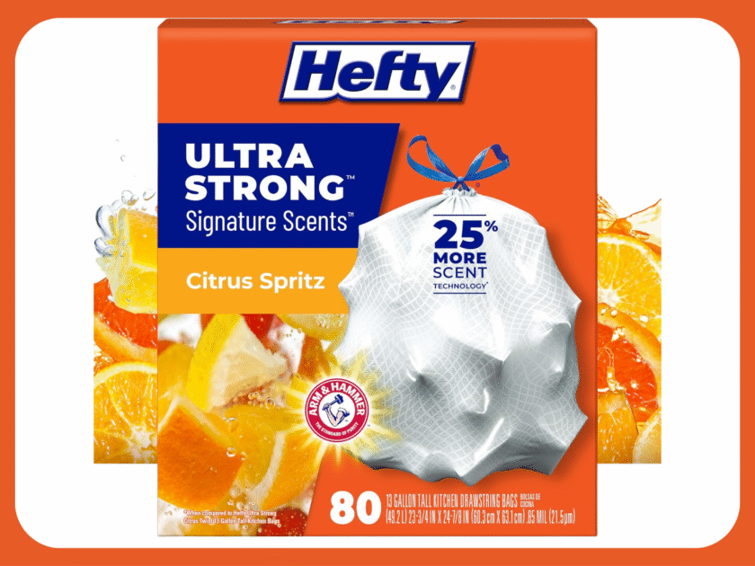 Hefty Ultra Strong 13-Gallon Trash Bags 80-Count only $9.xx on Amazon (Reg. $18)