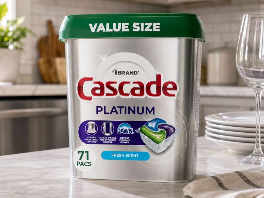 Cascade Platinum Plus Dishwasher Pods 71-Counts From $13.xx Each on Amazon (Reg. $23)