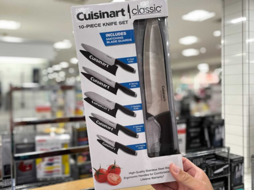 Cuisinart 10-Piece Knife Set Only $13.99 at Macy’s