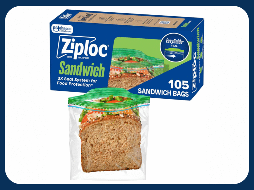 Ziploc Sandwich Bags 105-Count Only $3.xx on Amazon (Reg. $5)