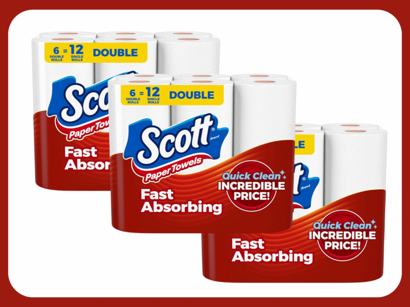 THREE Scott Paper Towel 6-Packs Only $14.xx on Amazon (Reg $26)
