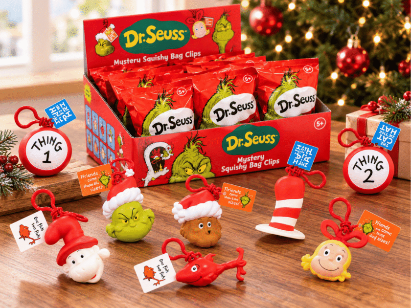 NEW Grinch Mystery Squishy Bag Clips at Target–Collect them All!