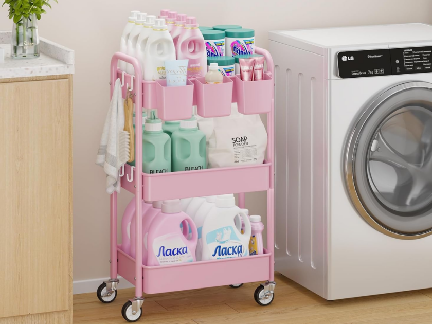 3-Tier Metal Rolling Carts From $19.xx on Amazon (Reg $39+)