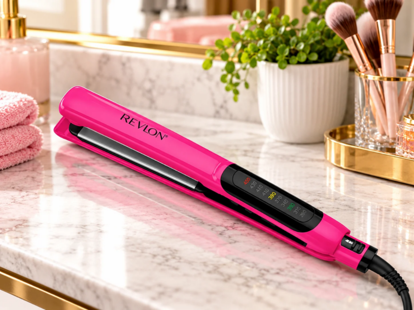 Revlon Smooth Brilliance Ceramic Hair Flat Iron Only $18.xx on Amazon (Reg $38)