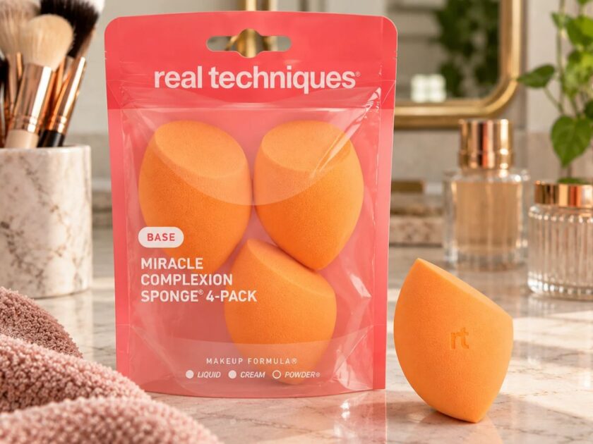 Real Techniques Miracle Complexion Sponge 4-Pack Only $8.xx on Amazon (Reg. $19)