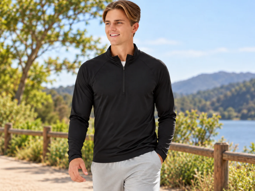 Hanes Cool DRI Men’s Quarter-Zip Lightweight Pullover Only $5.xx at Walmart (Reg. $22)