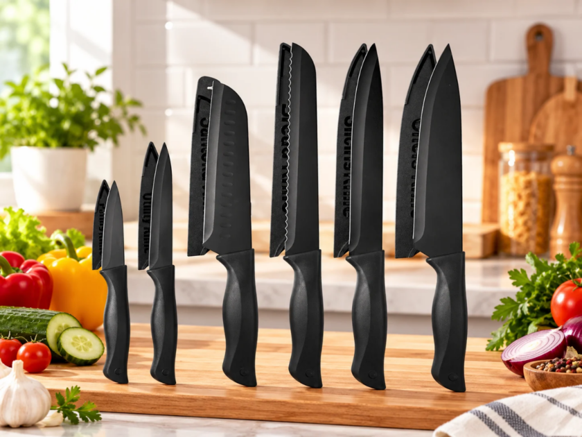 Nulas 6-PC Colorful Kitchen Knife Set Only $10 on Walmart (Reg $50)