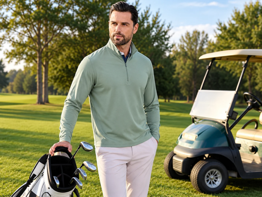 Men’s Ultra-Lightweight Quarter-Zip Golf Pullover Only $16.xx on Amazon (Reg $40)