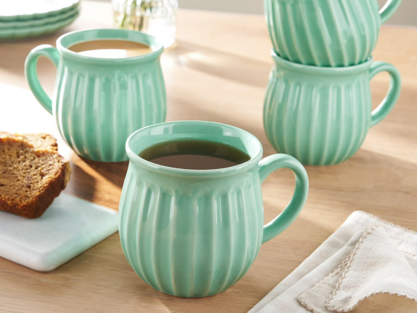 The Pioneer Woman Colette Stoneware Set of 4 Mugs Only $10.xx at Walmart (Reg $18)
