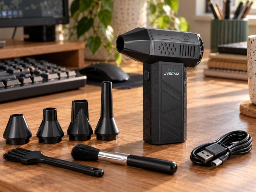 Mini Rechargeable Air Duster with Nozzle Attachments Only $19.xx on Amazon (Reg. $40)