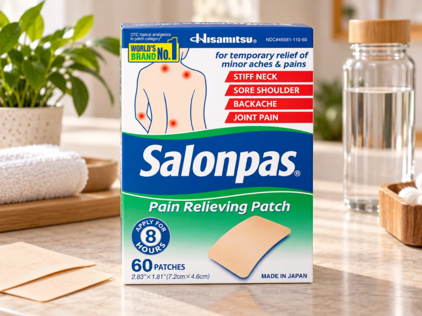 60-Ct Salonpas Muscle Soreness Pain Relieving Patch Only $5.xx on Amazon (Reg $13)