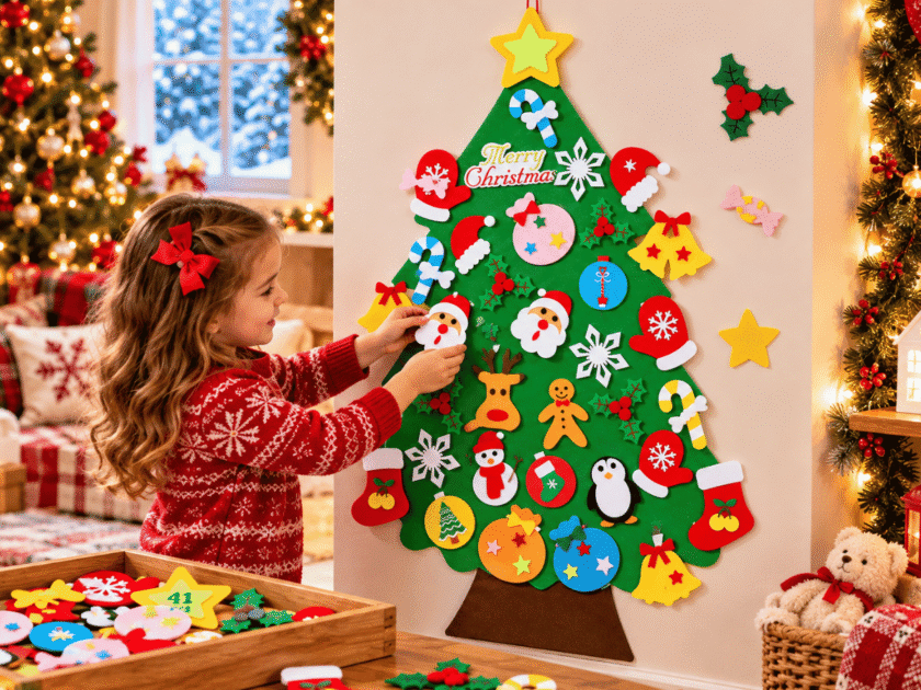 Felt Christmas Tree w/ Ornaments Only $8.xx on Amazon (Reg $18)