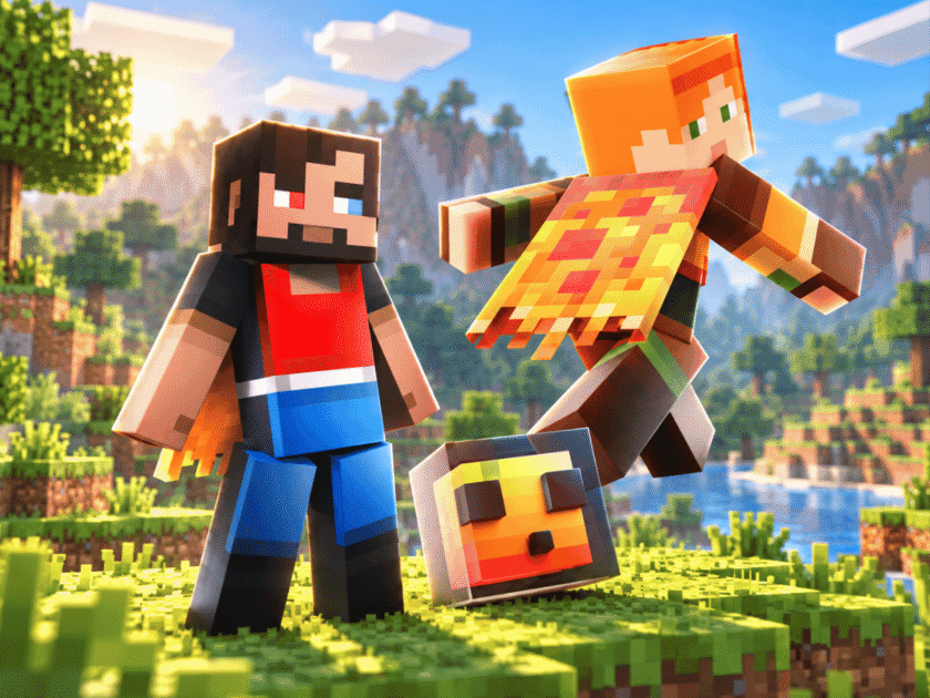 Score Domino’s x Minecraft Dungeons Exclusives