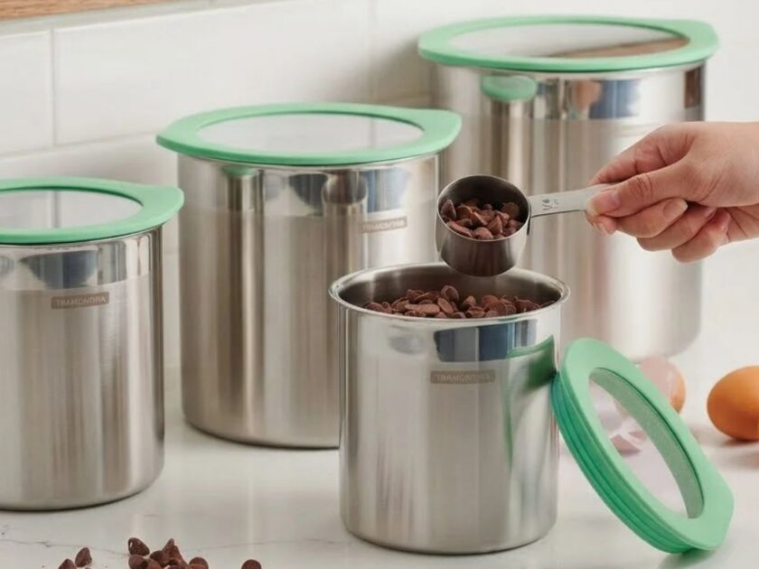 Tramontina 4-Piece Food Storage Containers with Silicone Lids Only $44.xx on Amazon (Reg. $90)