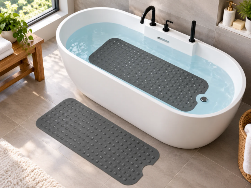 39.5″ x 16″ TPE Non-Slip Bathtub Mat Only $7.xx on Amazon (Reg $18)