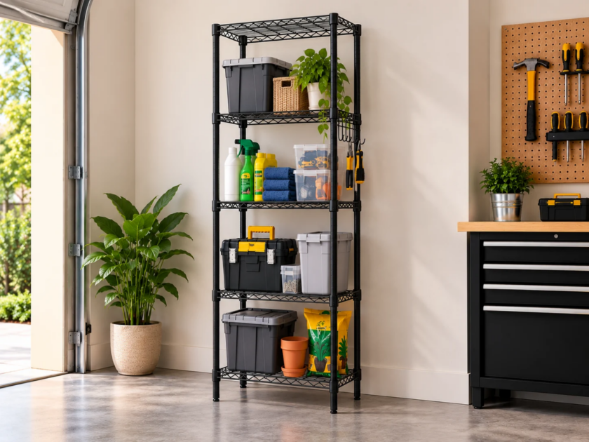 Ktaxon 5-Tier Wire Shelving Rack Only $26.xx on Walmart (Reg $45)