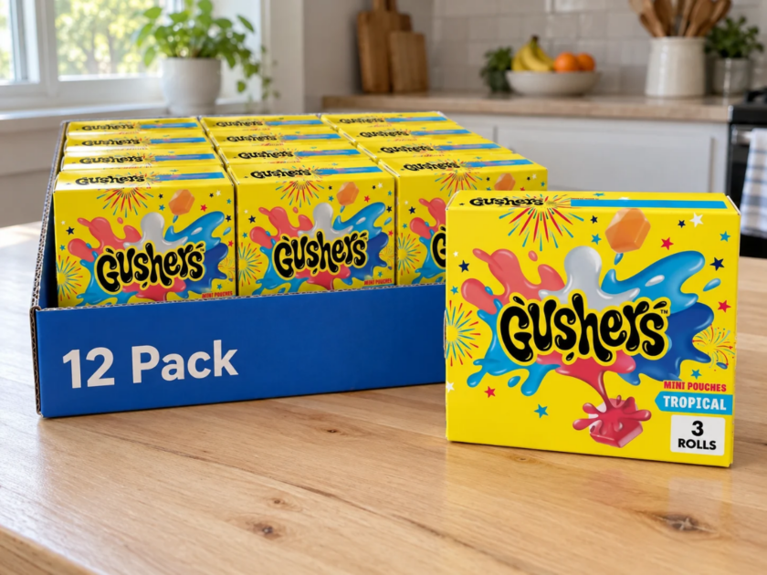 12 Fruit Gushers Boxes for $11.xx at Walmart