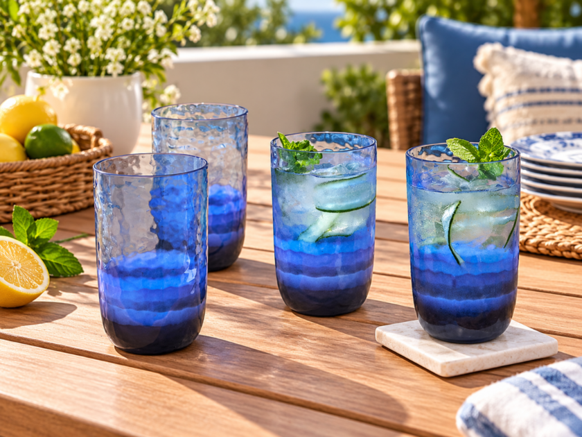 Beautiful by Drew Barrymore 4-Piece Acrylic Tall Tumbler Set Only $5.xx on Walmart (Reg $15)