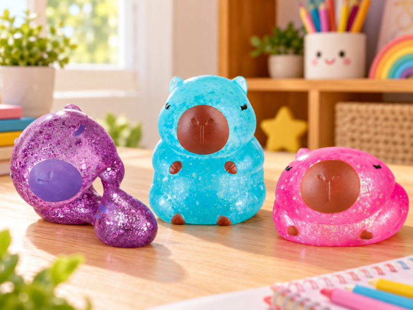 ORB Sugar Swaps Sparklee Capybara Squishy Toys 3-Pack Only $15.xx on Amazon
