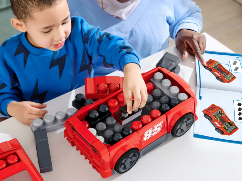MEGA BLOKS Race Car Building Block Toy w/ Rolling Wheels Just $7.xx After Walmart Cash (Reg $15)