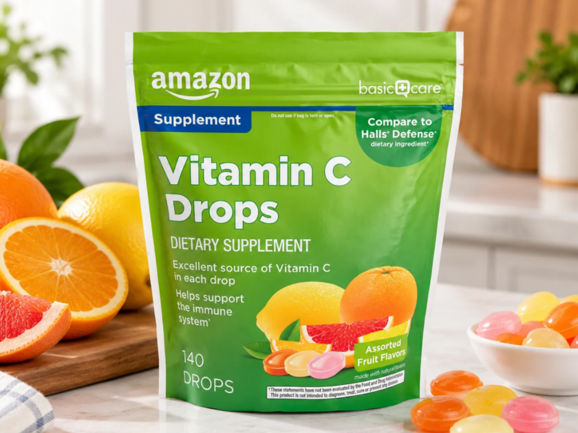 Amazon Basic Care Vitamin C Supplement Drops 140-Count Only $2.xx