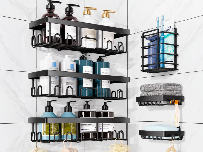 Ophanie Adhesive Shower Caddy 6 Count Only $13.98 at Walmart (Reg. $36)