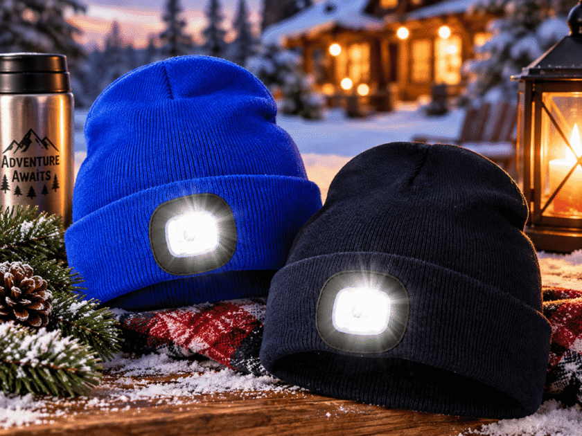 Ultra Bright Rechargeable LED Lighted Beanie Only $6.xx Shipped