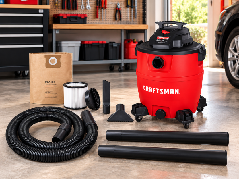 Craftsman 16-Gallon 6 HP Corded Wet Shop Vacuum Only $59.98 on Lowe’s (Reg $119)