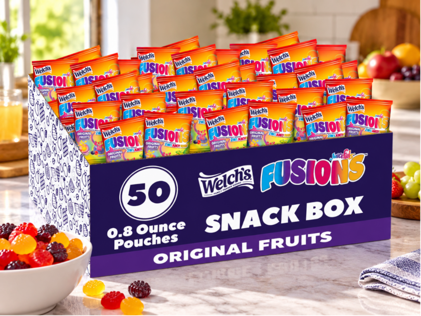 Welch’s Fruit Snacks Fusions Original Fruits 50 Ct Only $10.xx on Amazon (Reg $20)