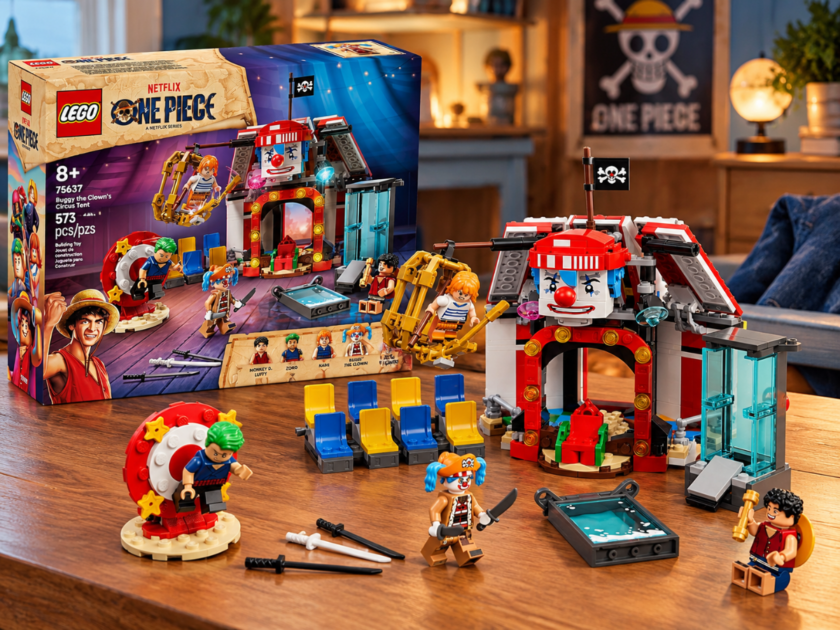 573-Pc LEGO ONE PIECE Buggy the Clown’s Circus Tent Only $30.xx on Amazon (Reg $55)