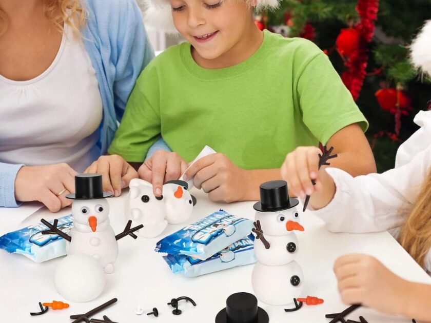 Air Dry Clay Christmas Snowman Kit Only $6.xx on Amazon!